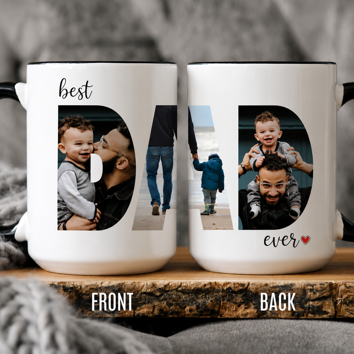 Personalized Photo Mug For Dad, Custom Fathers Day Mug - Gift For Father's Day TH10 169887
