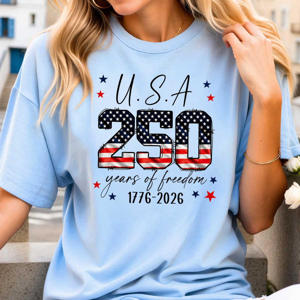 U.S.A 250 Years Of Freedom Shirt TH10 169727