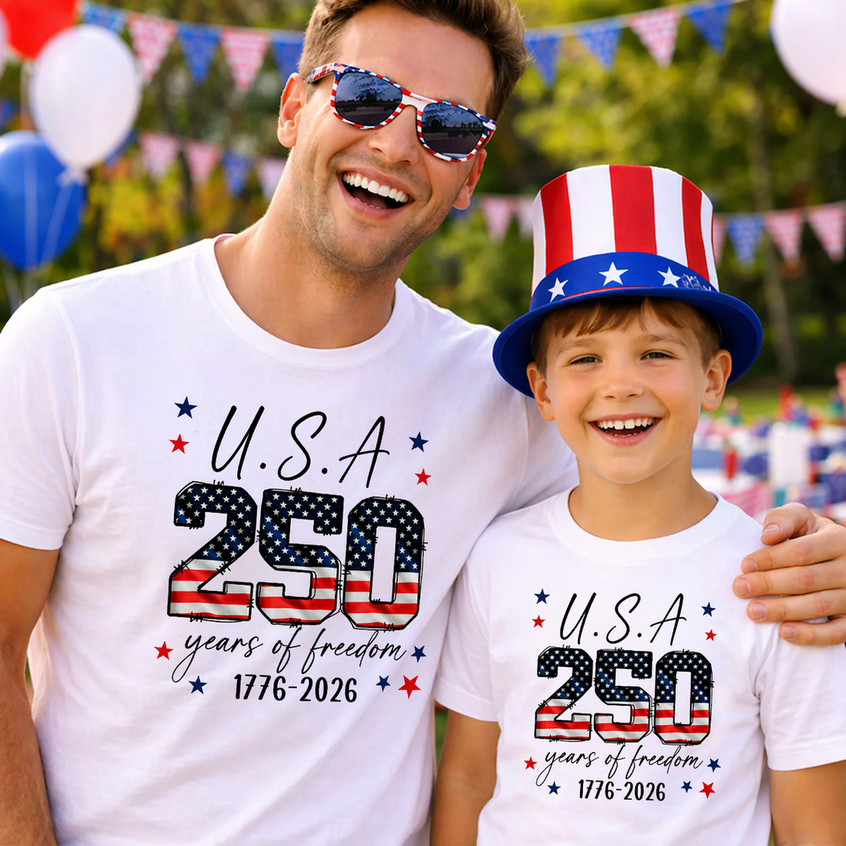 U.S.A 250 Years Of Freedom Shirt TH10 169727