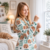 Custom Photo Dog Cat Mom Dad Fluffy Loungewear - Christmas Gift For Pet Lovers HO82 903812