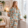 Custom Photo Dog Cat Mom Dad Fluffy Loungewear - Christmas Gift For Pet Lovers HO82 903812