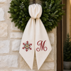 Personalized Custom Name Christmas Wreath Sash For Home Decor TH10 170799