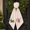 Personalized Custom Name Christmas Wreath Sash For Home Decor TH10 170799