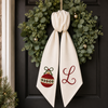 Personalized Custom Name Christmas Wreath Sash For Home Decor TH10 170799