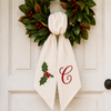 Personalized Custom Name Christmas Wreath Sash For Home Decor TH10 170799