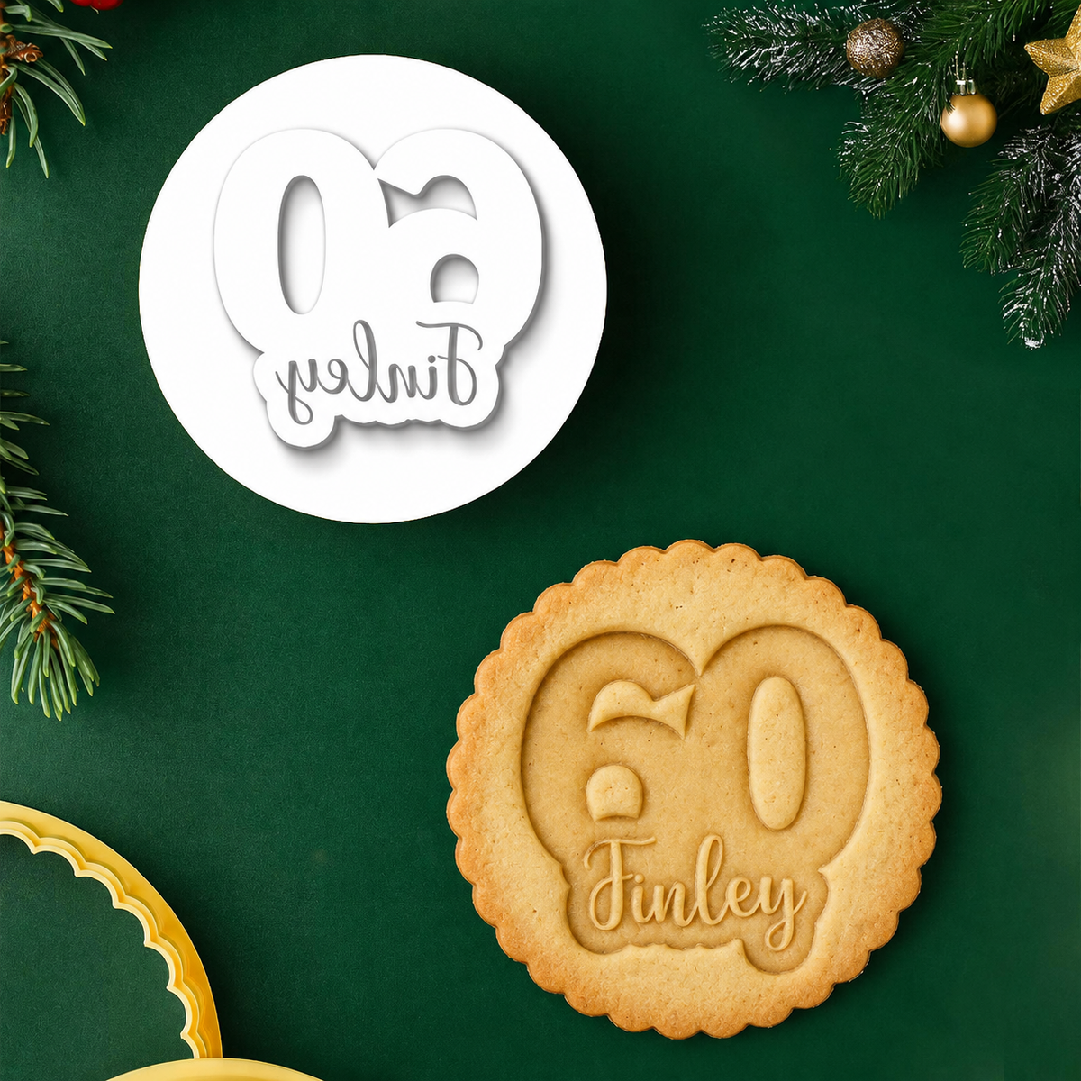 Personalized Birthday Number Cookie Stamp - Personalized Baking Gift for Birthday Celebrations LM32 669695