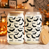 Personalized Name Cute Halloween Glass Can With Lid Spooky Season HA75 922000
