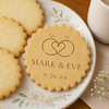 Personalized Wedding Cookie Stamp & Cutter Set Bridal Shower Baking Gift CH07 180268