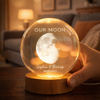 Custom Moon Phase Crystal Ball LED Night Light – Personalized Moon Date Gift for Couples, Valentine’s Day, Husband, Wife, Boyfriend LM32 897985