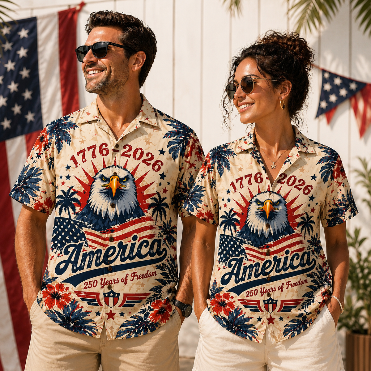250 Years of Freedom America Celebration Hawaii Shirt 1776–2026 Patriotic Gift CH07 911770