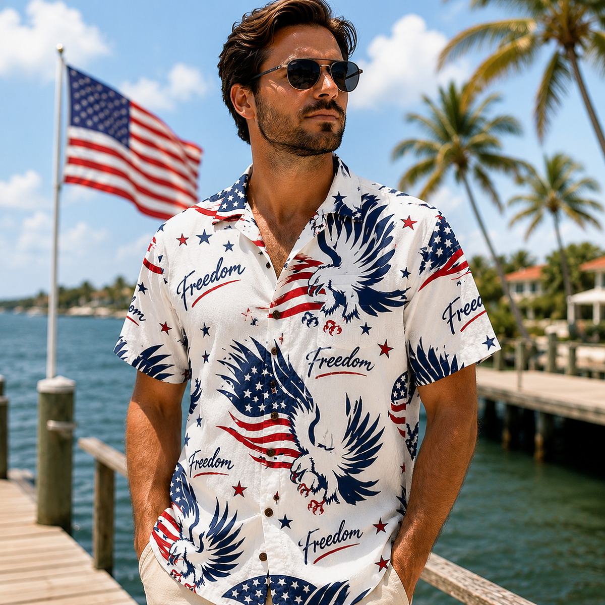 America Freedom 250th Anniversary Hawaiian Shirt CH07 911774