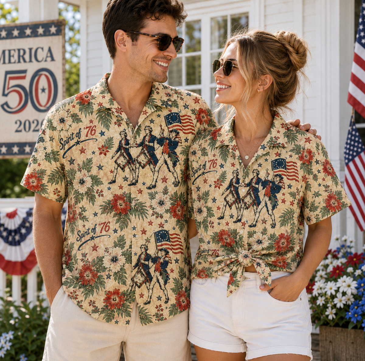 1776–2026 Patriotic 250 Years of America Celebration Hawaiian Shirt CH07 911712