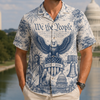 USA 250 Years Of Freedom - We The People Toile De Jouy Style Patriotic Hawaii Shirt Patriotic 4th Of July Hawaii Shirt CH07 911614