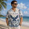 USA 250 Years Of Freedom - We The People Toile De Jouy Style Patriotic Hawaii Shirt Patriotic 4th Of July Hawaii Shirt CH07 911614