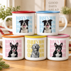 Personalized Vintage Photo Dog Mom Dad 20oz Two-Tone Enamel Mug CH07 911988