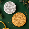 Custom Merry and Married Couples Christmas Cookie Stamp HA75 919070