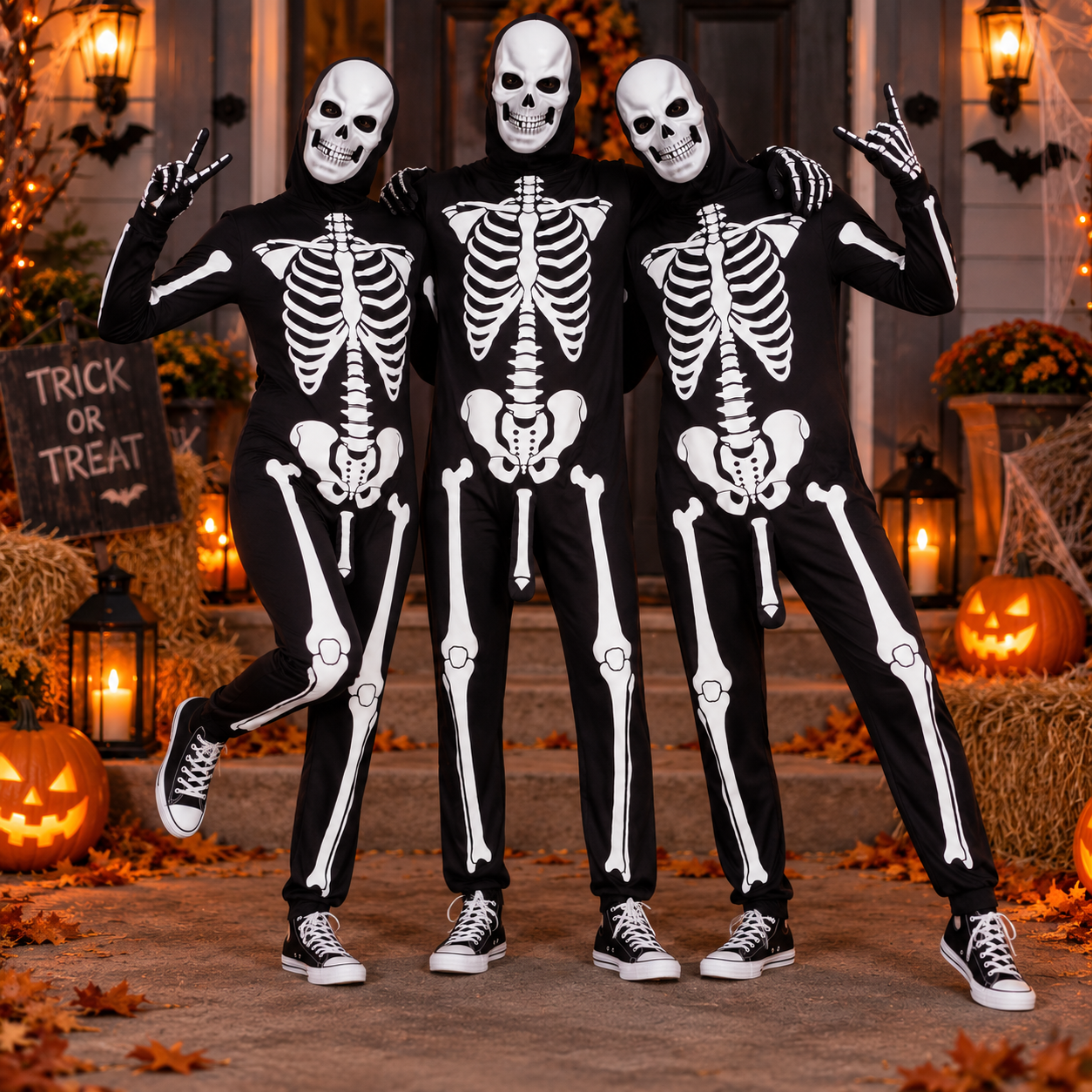 Adult Skeleboner Halloween Onesie Costume Funny Gift CH07 180648