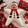 Baby's First Christmas Keepsake Star Crochet Romper Outfit CH07 180650