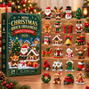 24-Day Mini Christmas Brick Ornament Advent Calendar CH07 180652
