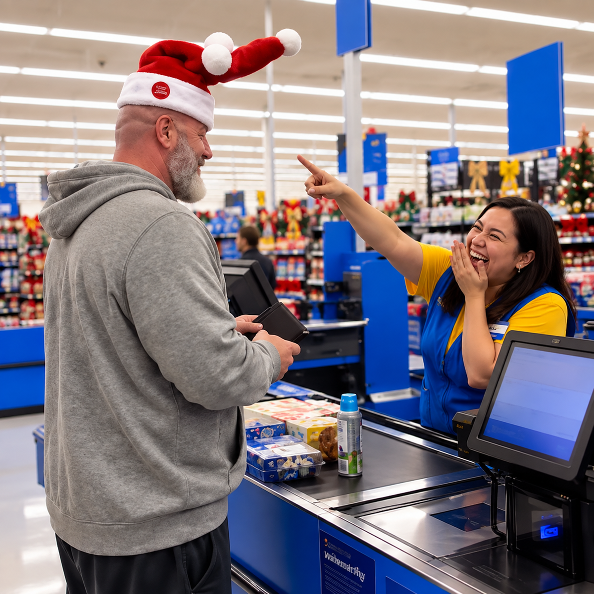 Funny Cocky Santa Hat – Adult Christmas Novelty Hat CH07 180628