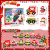 24 Day Animal Magnetic Train Advent Calendar for Kids CH07 180630