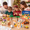24-Day Mini Christmas Nativity Brick Advent Calendar Christmas Countdown Gifts CH07 180636