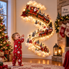 Magical Santa Christmas Train LED Wall Decor – Light Up Christmas Wall Decoration CH07 180646