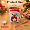 Santa Claus Chocolate Fondue Mug Christmas Chocolate Melting Mug CH07 180704