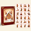 Gingerbread Naughty Adult Couple Christmas 2D Acrylic Advent Calendar Blind Box Personalized Gifts For Couple CH07 180700