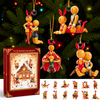 Gingerbread Naughty Adult Couple Christmas 2D Acrylic Advent Calendar Blind Box Personalized Gifts For Couple CH07 180700