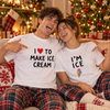 I'm Love To Make Ice Cream Funny Couple Bright Shirt Naughty Matching Couple Shirt CH07 180758
