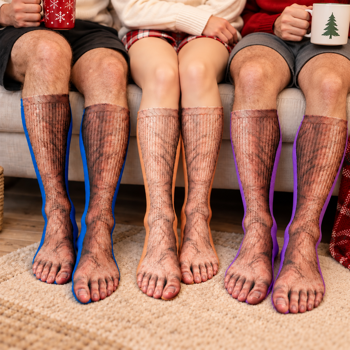 Personalized Funny Skin Family Socks HO82 903840