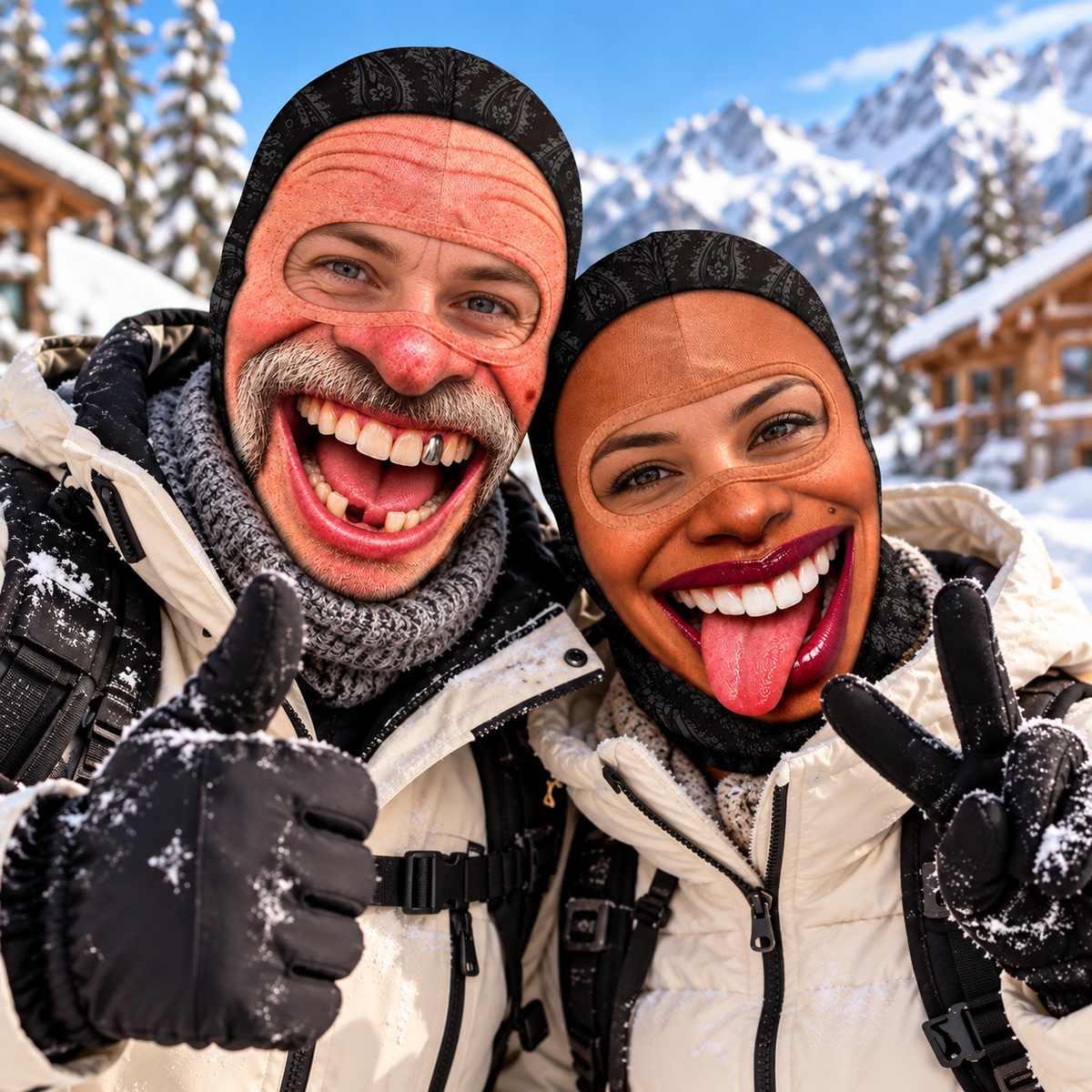 Funny Novelty Human Face 3D Mask Personalized Humor Gift CH07 180880