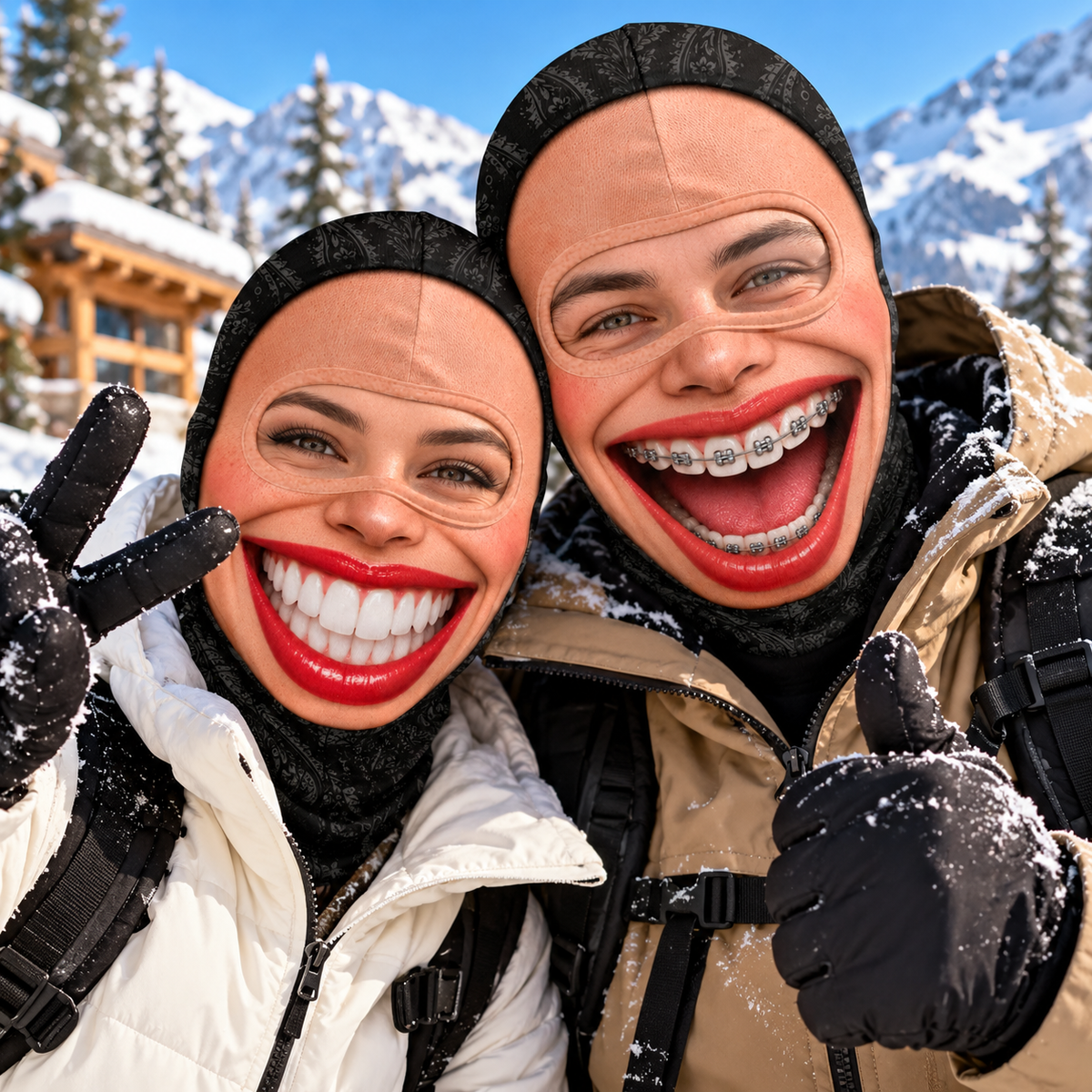 Funny Novelty Human Face 3D Mask Personalized Humor Gift CH07 180880