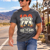 Route 66 1926–2026 100 Years The Mother Road, Classic Road Trip Dark Shirt LM32 670237