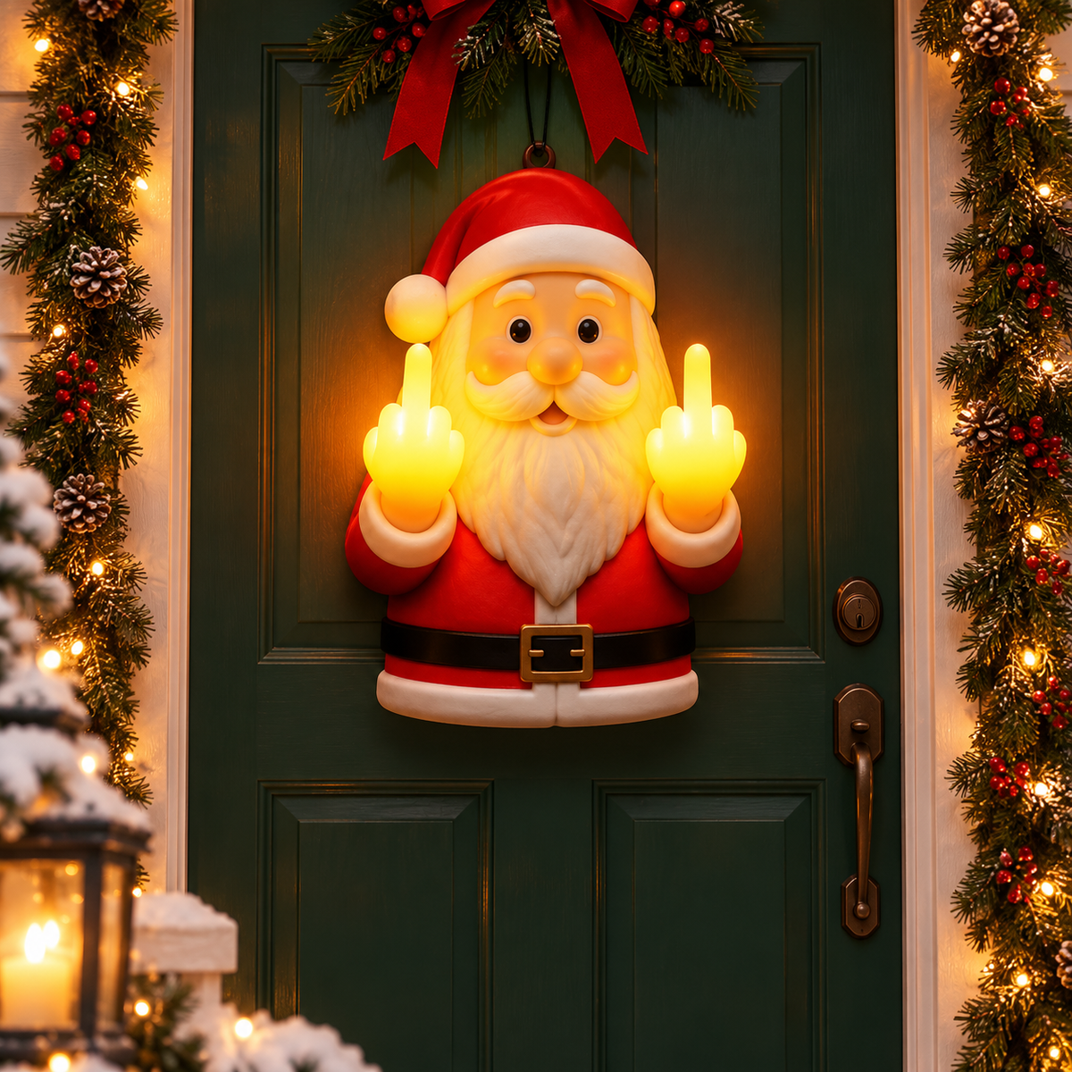 Naughty Santa Claus Christmas Lamp Funny Christmas Decor CH07 180516