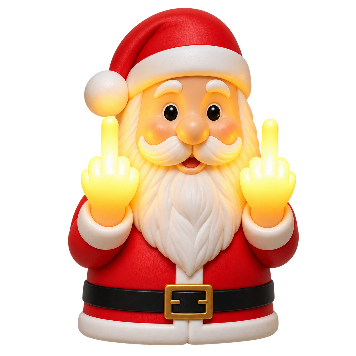 Naughty Santa Claus Christmas Lamp Funny Christmas Decor CH07 180516