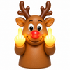 Naughty Santa Claus Christmas Lamp Funny Christmas Decor CH07 180516