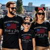 Custom Family Name 4th of July American Flag Matching Shirt LM32 669049