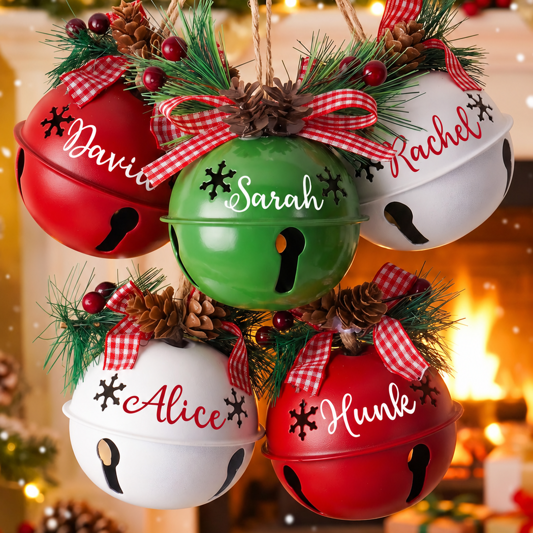 Personalized Custom Name Jingle Bell Christmas Ornament For Family TH10 171087