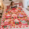 Personalized Christmas Squishy Dumpling Blanket for Kids, Kawaii Squishy Collector Holiday Gift HO82 904232