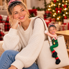 Personalized Funny Face & Fake Body Christmas Elf Mini Me Doll – Custom Photo Poseable Ugly Doll CH07 180914