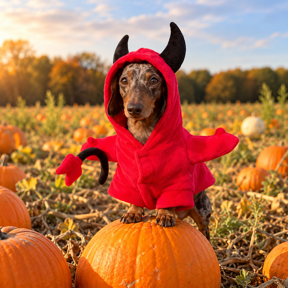 Funny Halloween Dog Costume, Devil Ghost Witch Pumpkin Bat Costume for Dogs HO82 903984