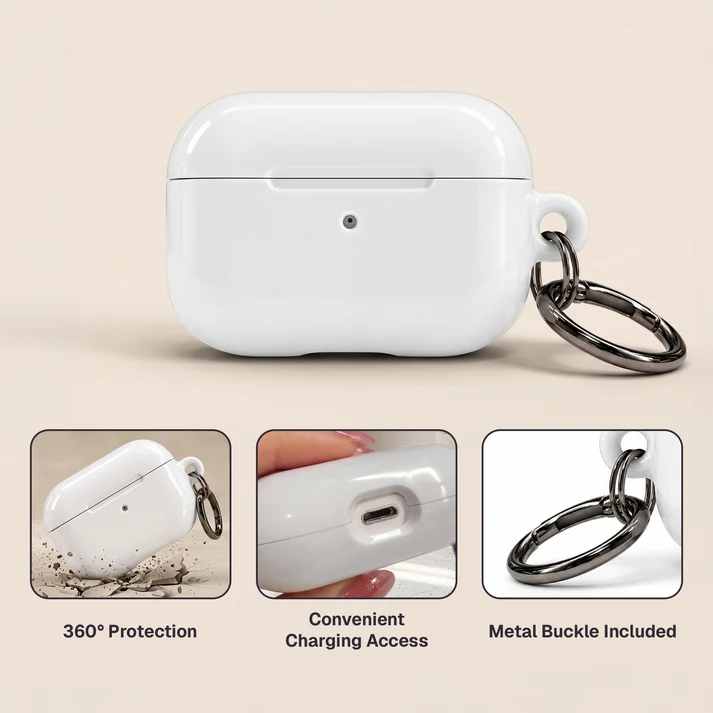Custom Name And Flower Month Protective Case For Airpods TH10 171527