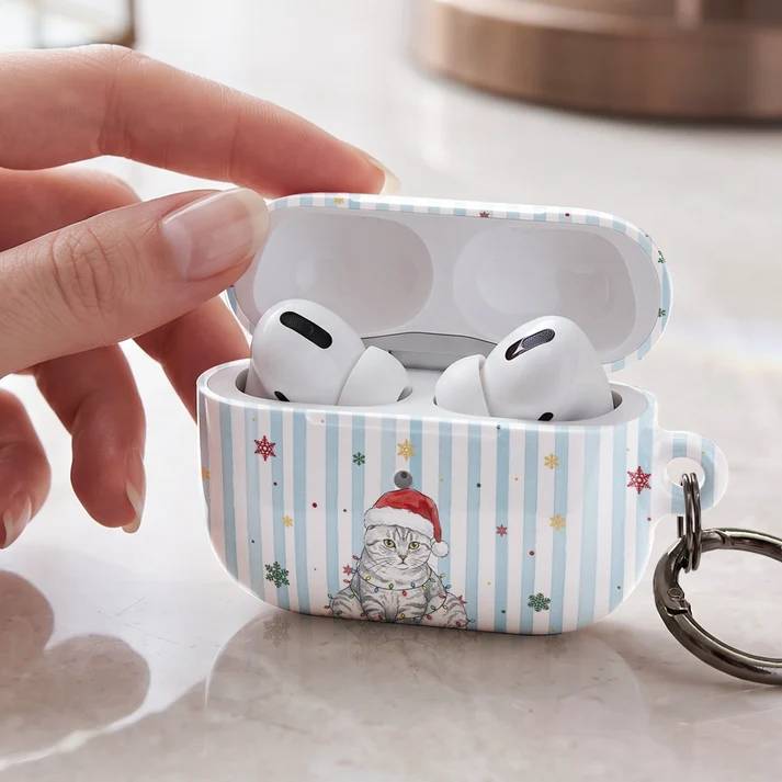 Custom Pet Portrait Watercolor Protective Case For AirPods - Gift For Pet Owners, Dog Lovers HO82 904140