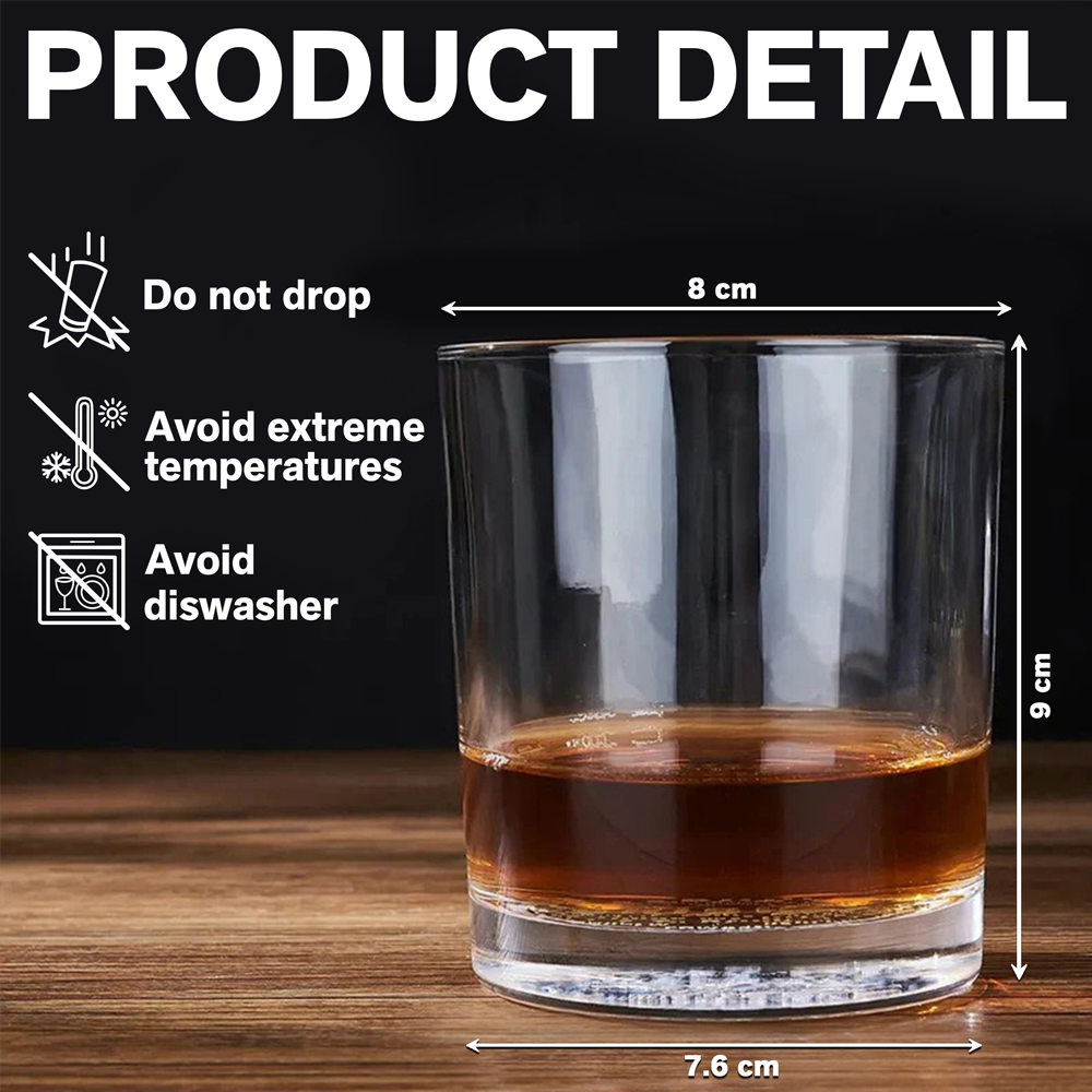 Custom Photo Dog - Dog Dad US Flag Whiskey Glass HA75 892406