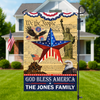 Custom Family Name We The People Flag God Bless America 250th Anniversary Garden Flag CH07 899170