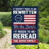 Custom Name 250 Years of American Flag We The People Patriotic Garden Flag Gift for Family HO82 894794