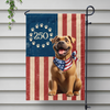 Personalised America Dog 250 Garden Flag Gift For Dog Lovers TH10 169033