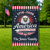 1776-2026 America - 250 Years Of Freedom Personalized Garden Flag HA75 897110